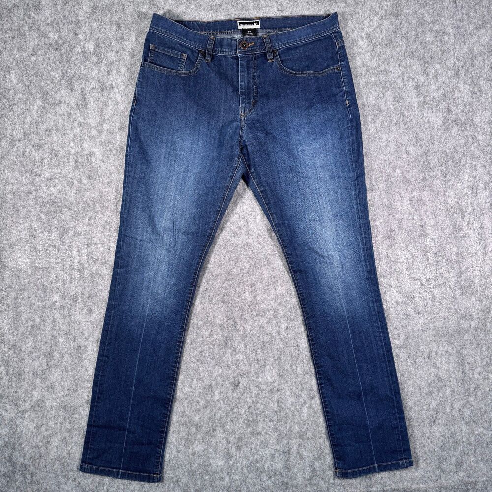 Travis Mathew Featherweight Jeans Mens 34x31 Blue Denim Stretch Lightweight